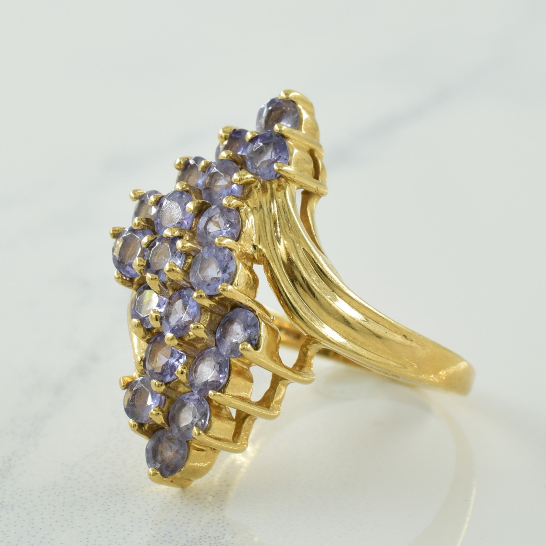 Tanzanite Bypass Ring | 1.90ctw | SZ 6.25 |