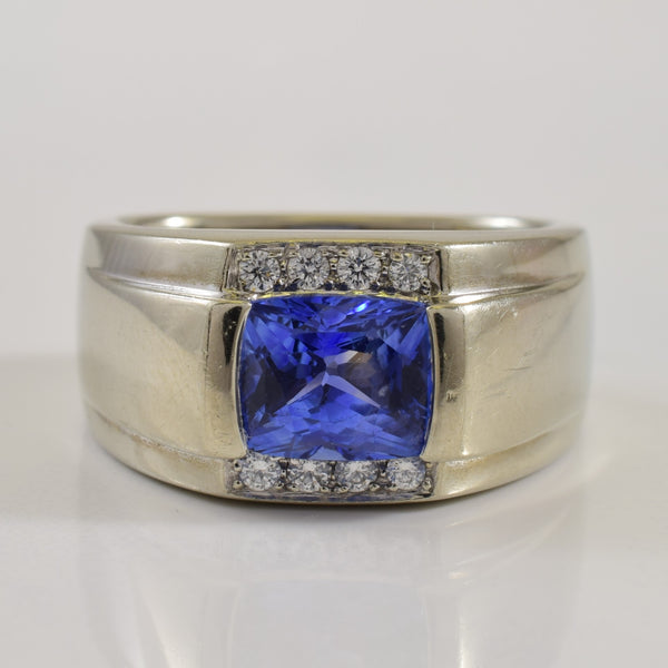 Sapphire & Diamond Cocktail Ring | 2.88ct, 0.16ctw | SZ 8.25 |