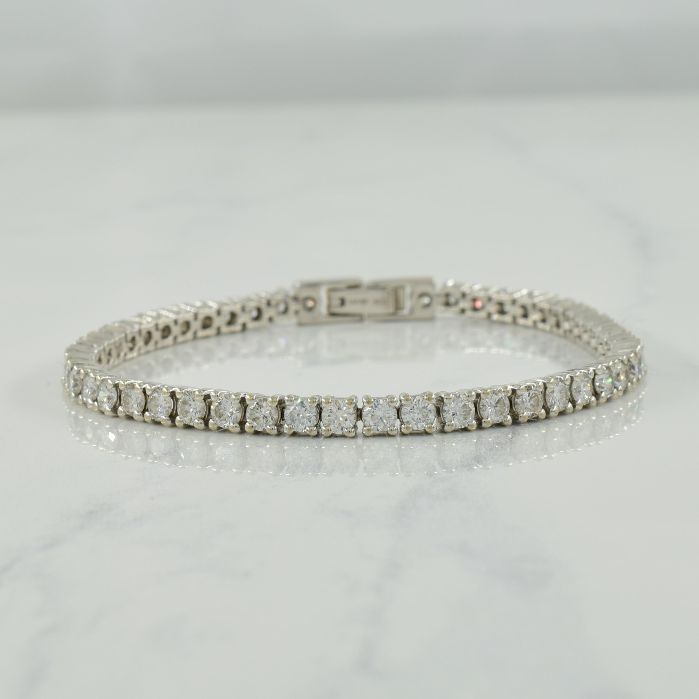 Bracelet de tennis en diamants | 4,80 ct | 7,25" | 