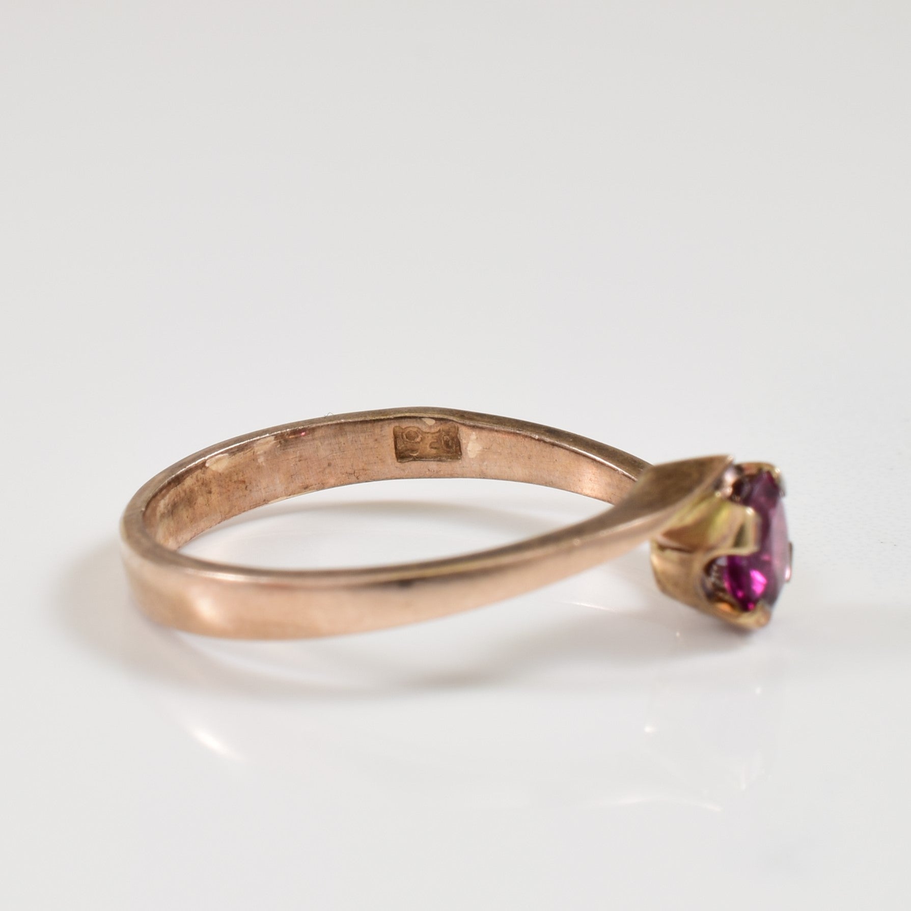 Ruby Bypass Ring | 0.38ct | SZ 7.25 |