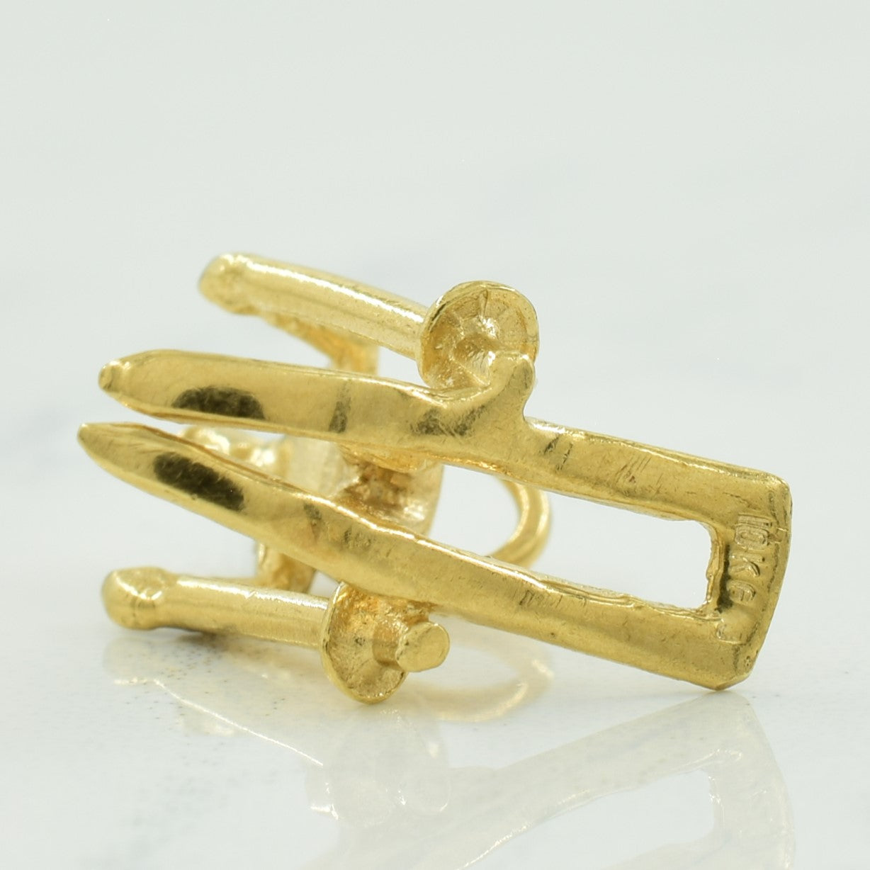 10k Yellow Gold Skier Charm |