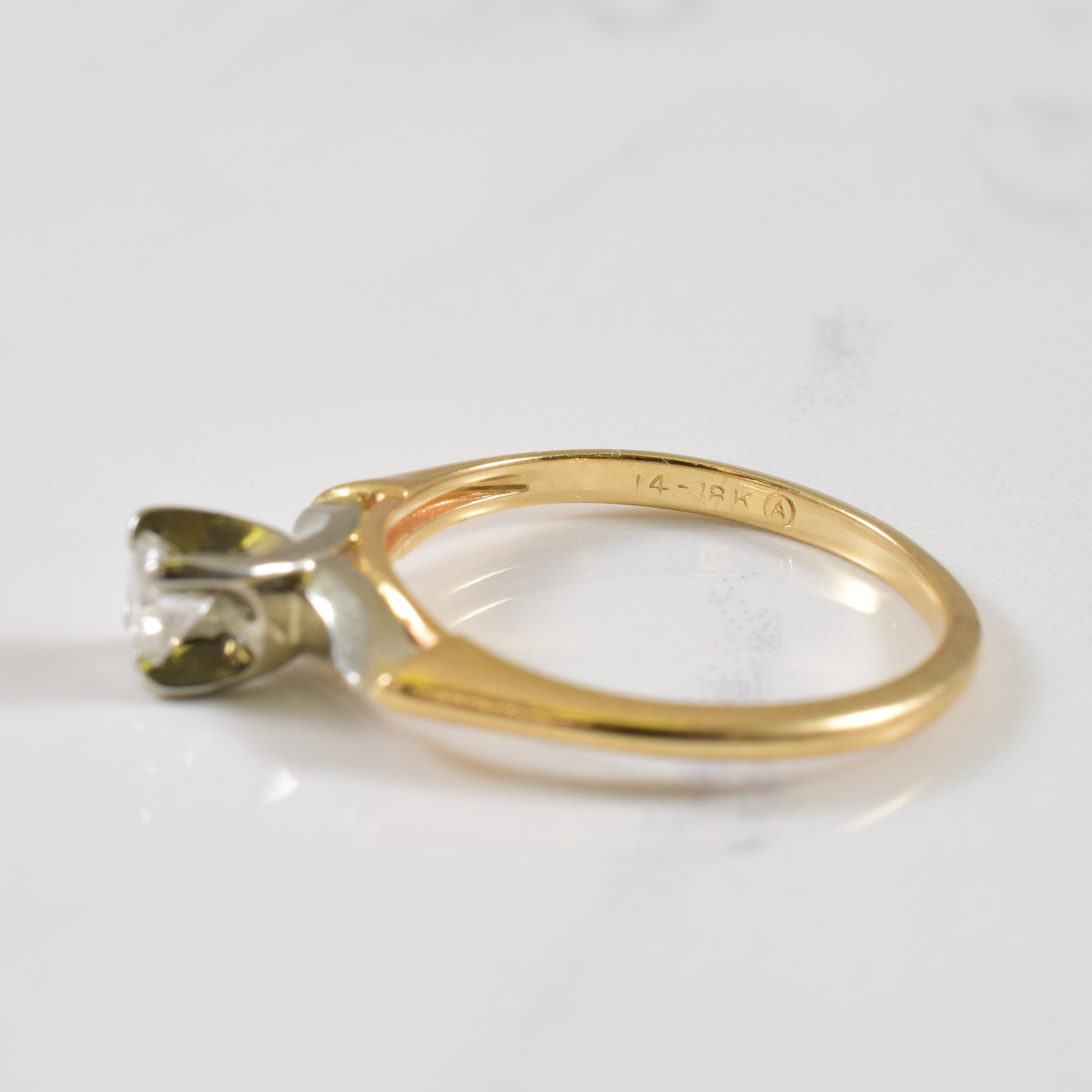 Solitaire Diamond Ring | 0.22ct | SZ 6.25 |
