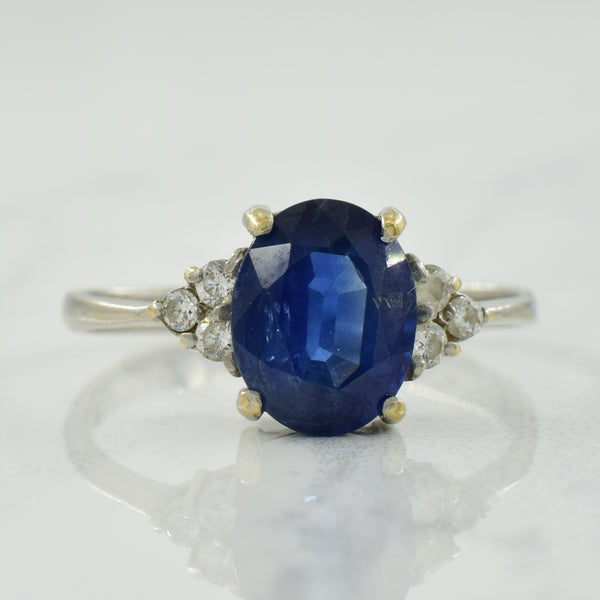 Sapphire & Diamond Ring | 2.30ct, 0.12ctw | SZ 7.25 |