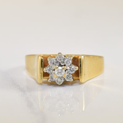Diamond Halo Ring | 0.20ctw | SZ 9.5 |