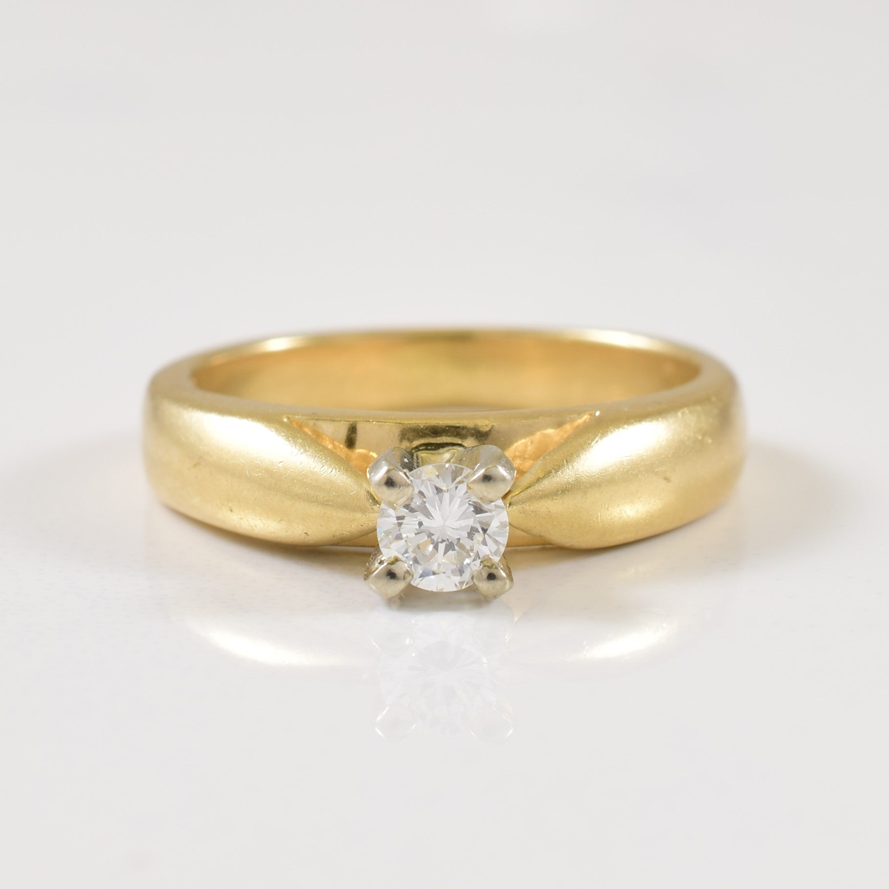 Solitaire Diamond Ring | 0.17ct | SZ 4.5 |