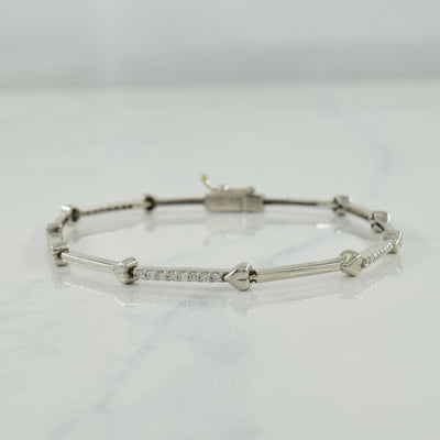 Diamond Heart Bracelet | 0.40ctw | 7
