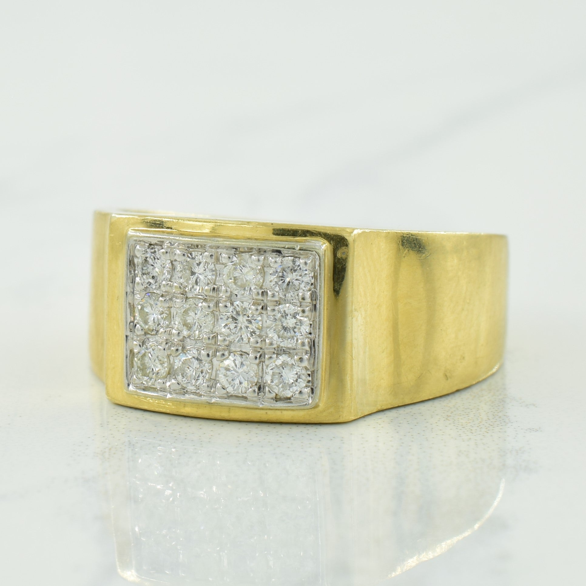 Diamond Grid Ring | 0.36ctw | SZ 10 |