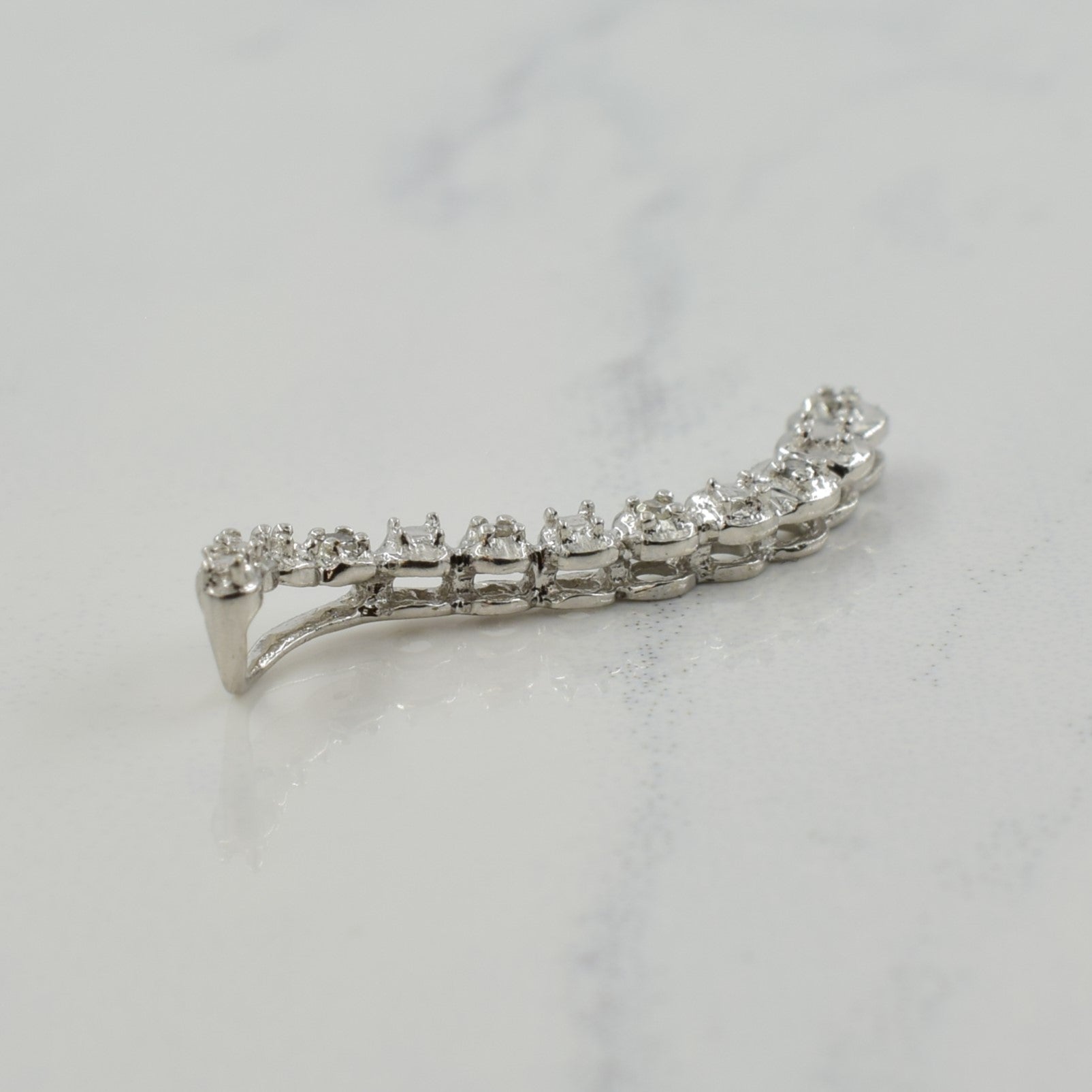 Squiggle Diamond Pendant | 0.02ctw |