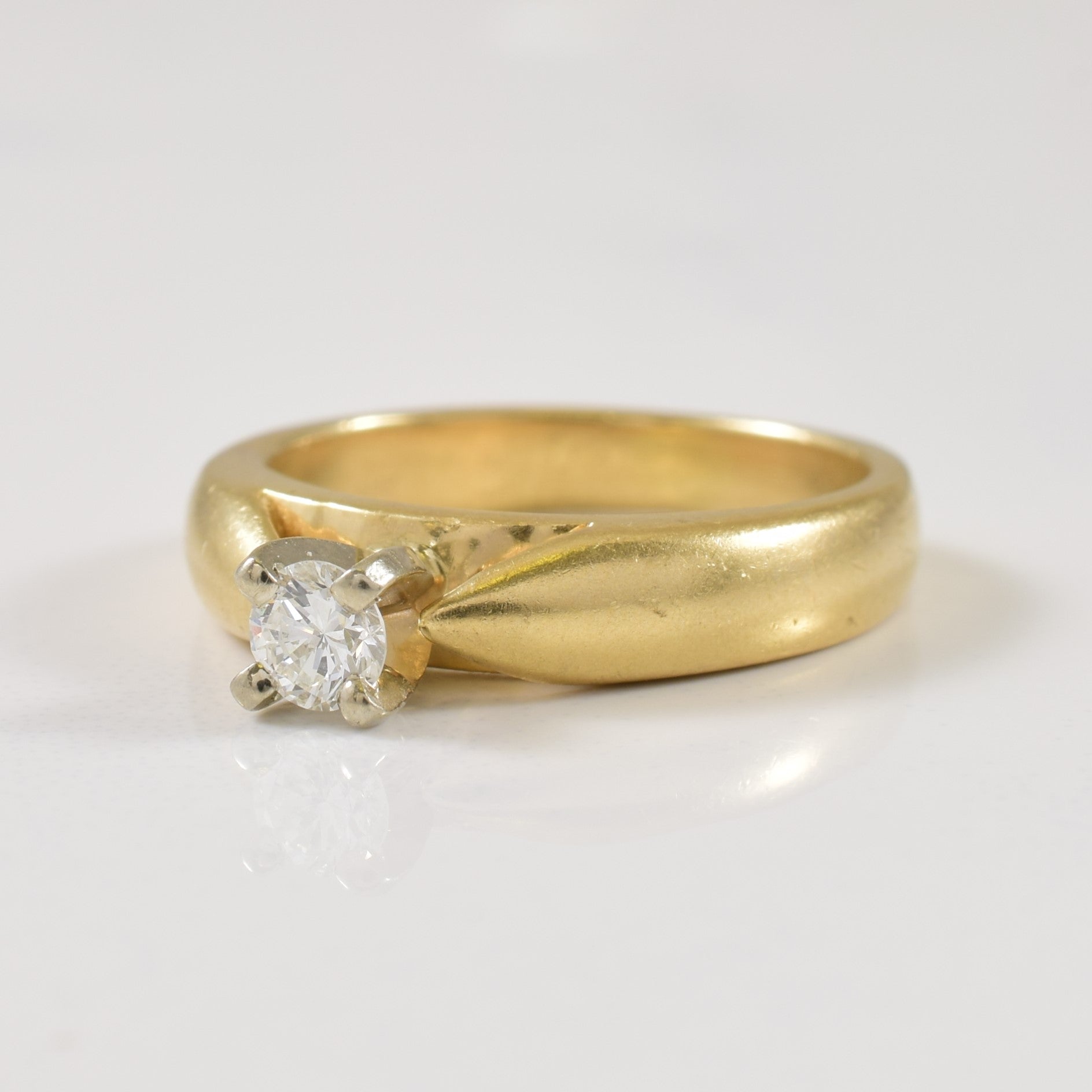 Solitaire Diamond Ring | 0.17ct | SZ 4.5 |