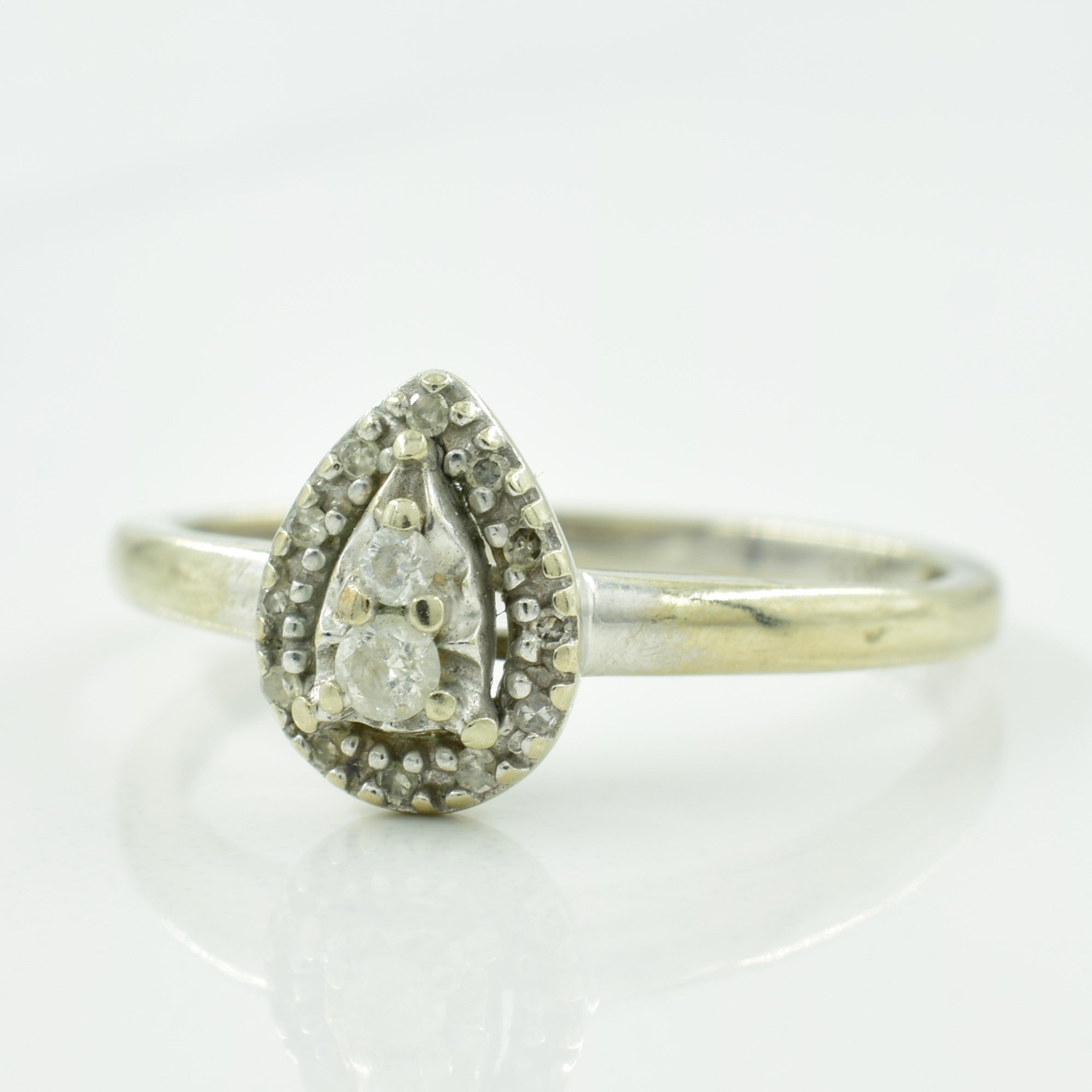 Diamond Halo Ring | 0.10ctw | SZ 7 |