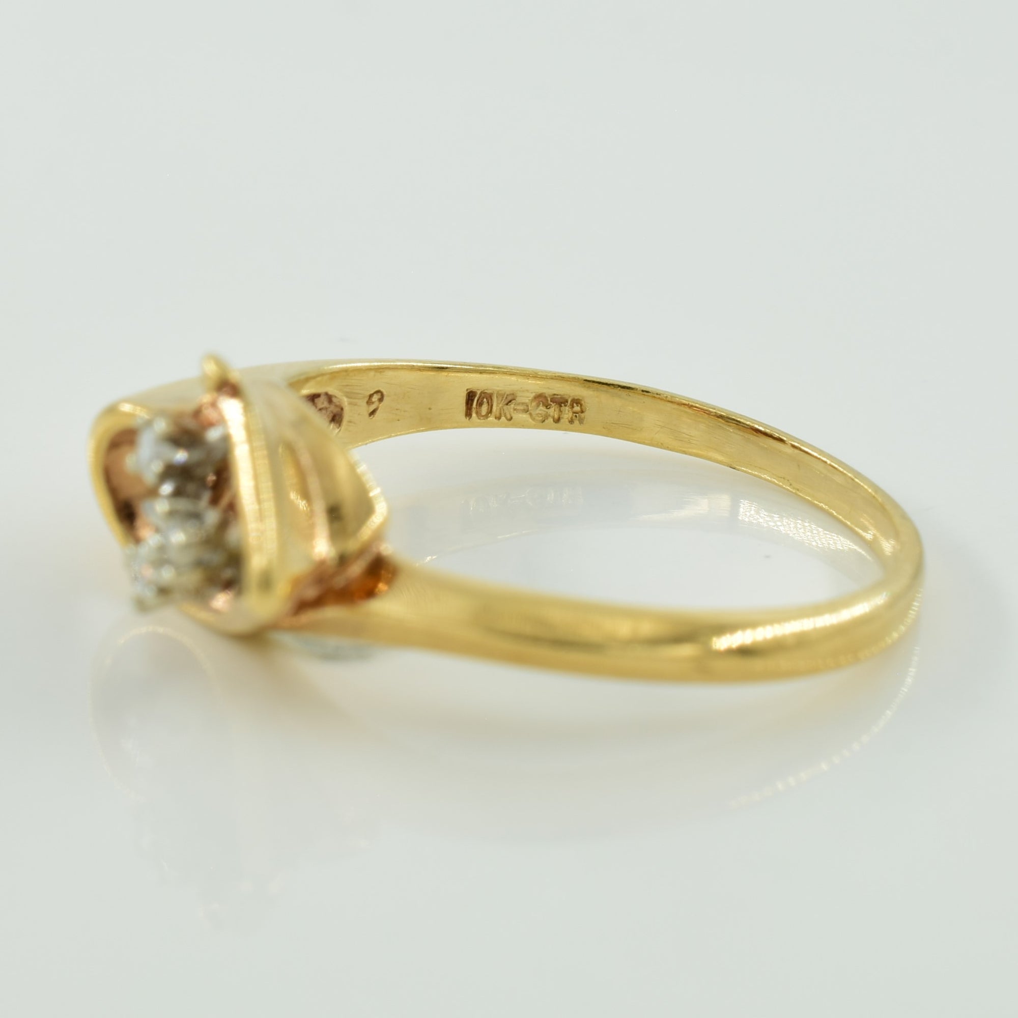 Three Stone Diamond Ring | 0.05ctw | SZ 6.25 |