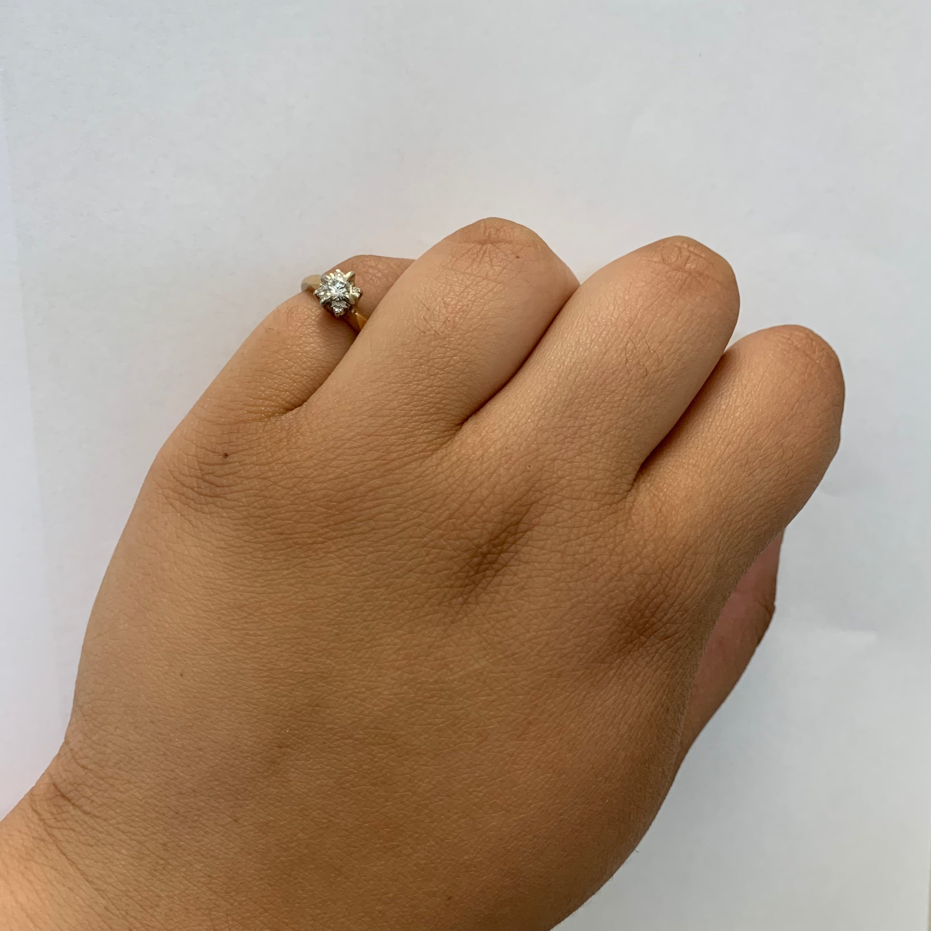 Cathedral Diamond Ring | 0.23ctw | SZ 4.25 |