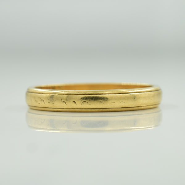 14k Yellow Gold Band | SZ 6.75 |