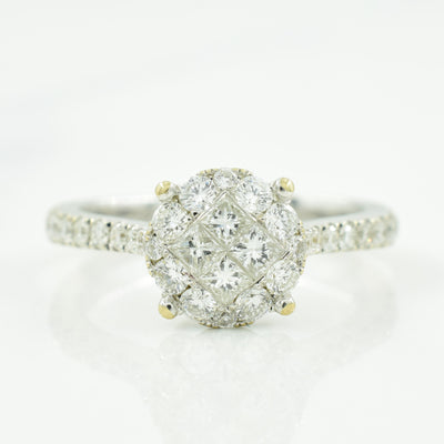 Cluster Diamond Ring | 0.44ctw | SZ 4.75 |