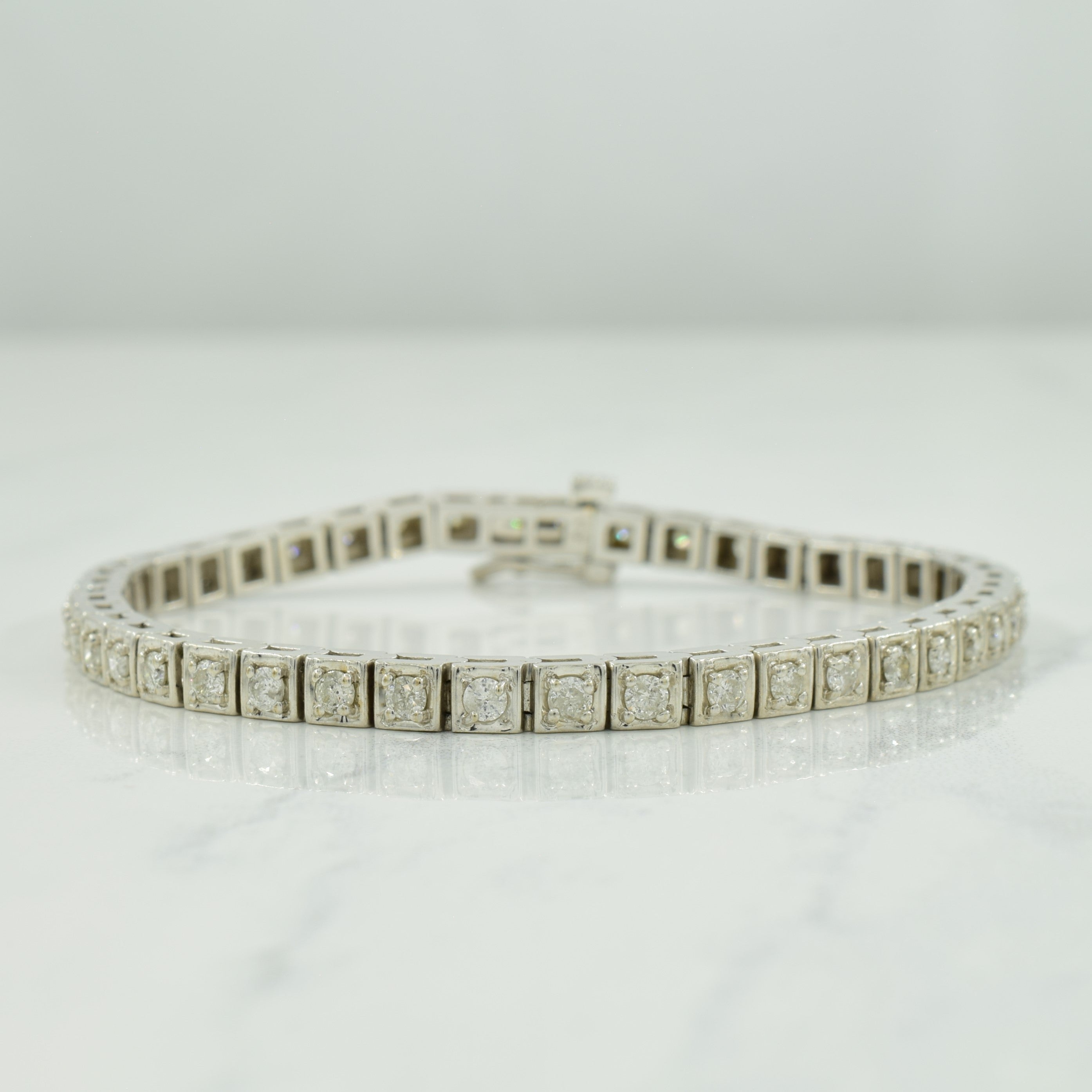 Diamond Tennis Bracelet | 2.20ctw | 7" |