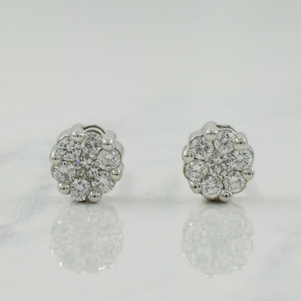 Cluster Diamond Earrings | 0.30ctw |