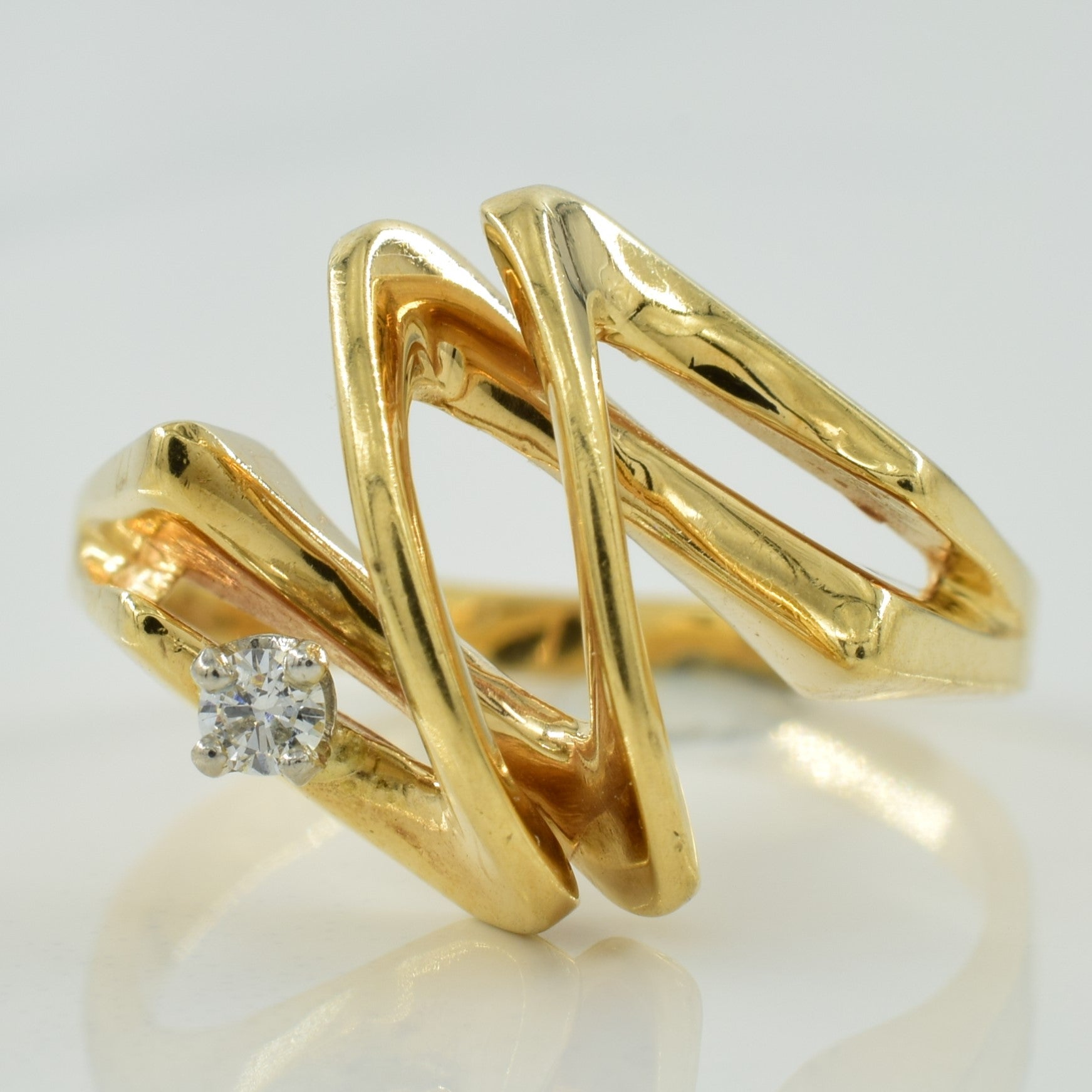 Diamond Zig Zag Ring | 0.04ct | SZ 7.25 |