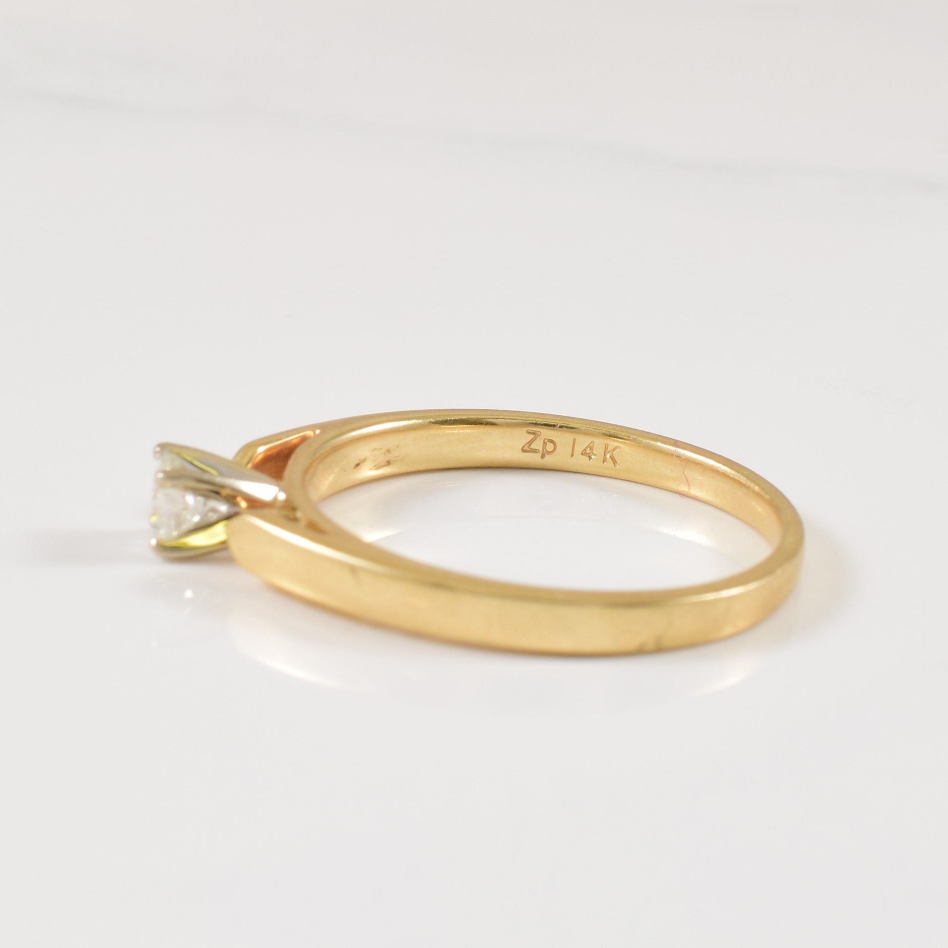Solitaire Diamond Ring | 0.17ct | SZ 8 |