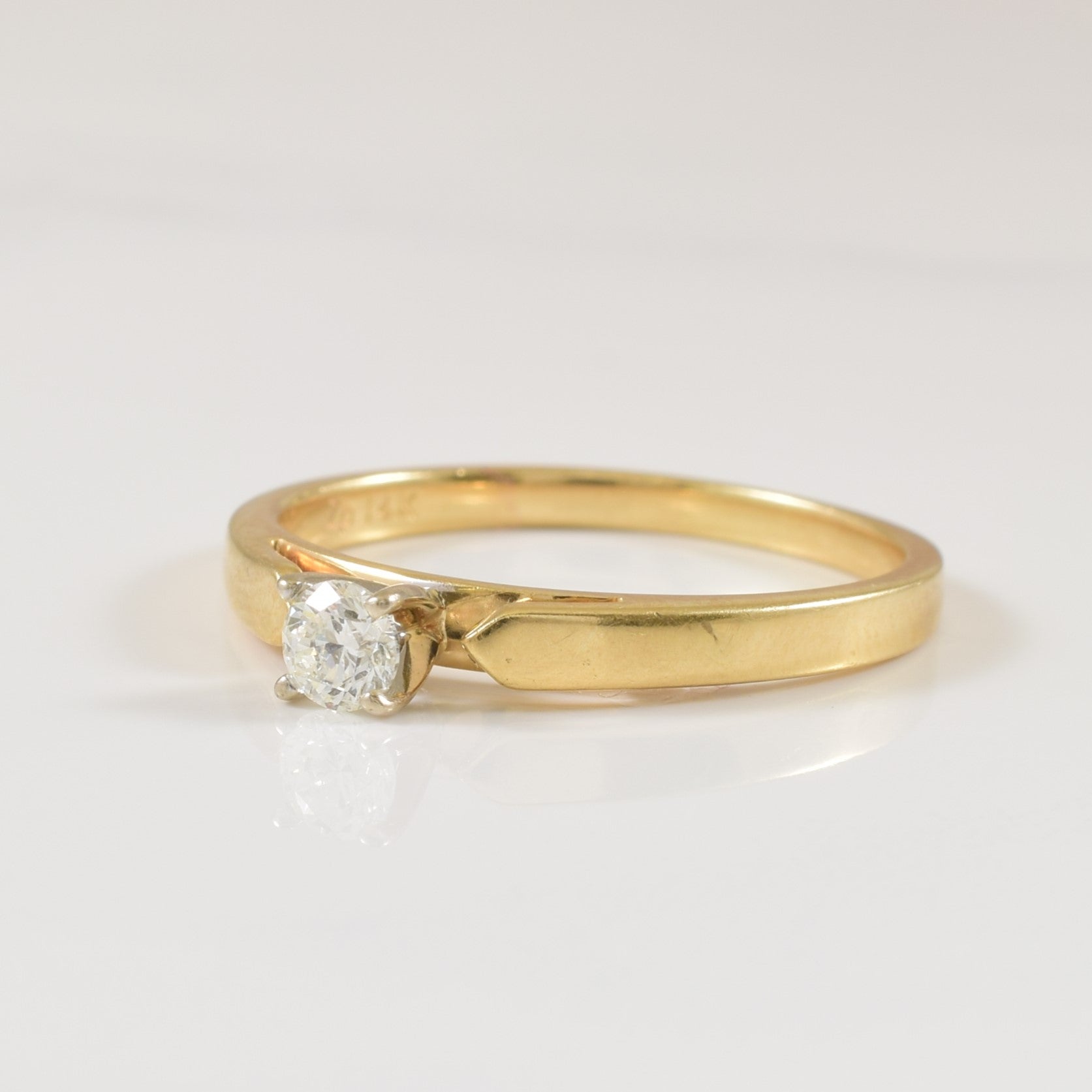 Solitaire Diamond Ring | 0.17ct | SZ 8 |
