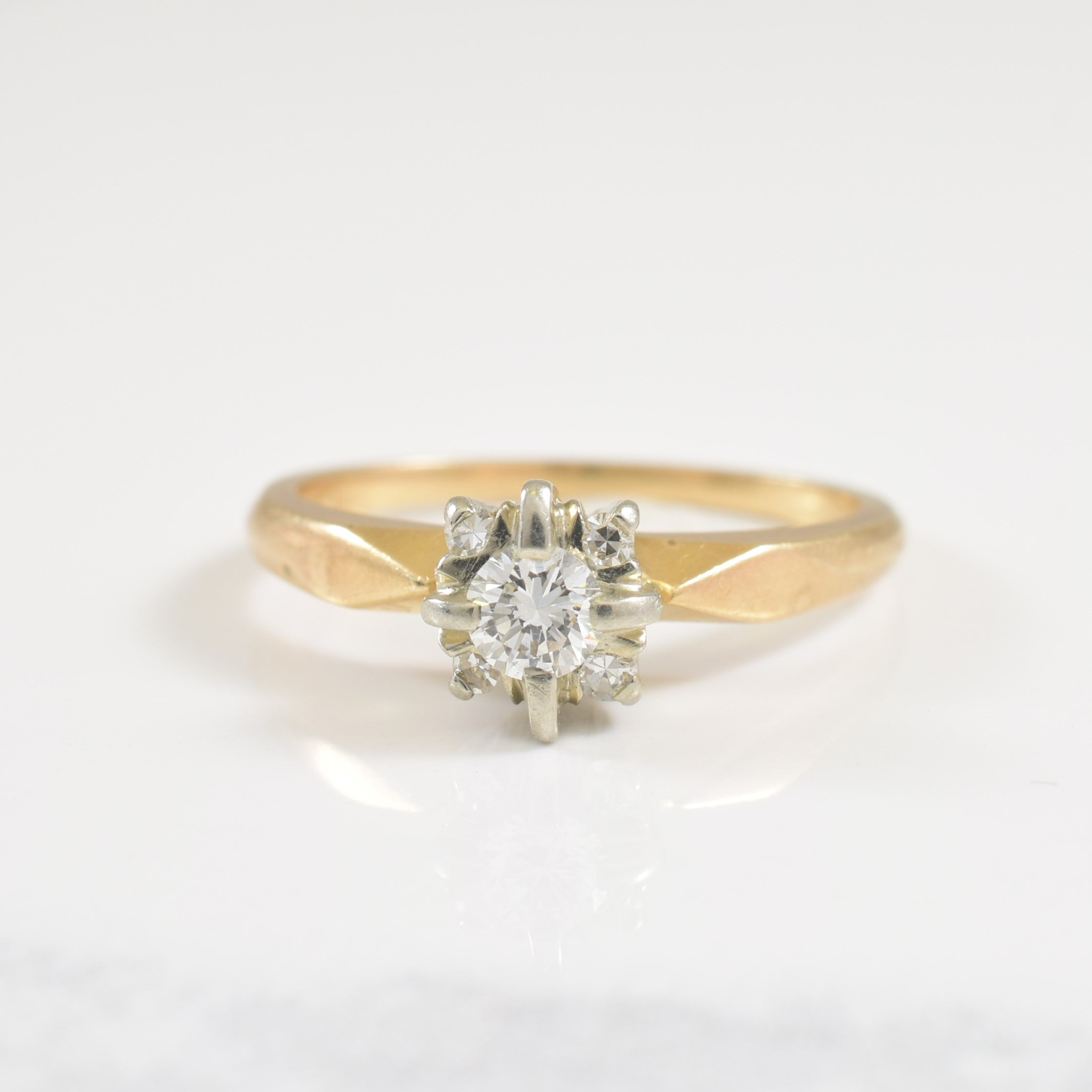 Cathedral Diamond Ring | 0.23ctw | SZ 4.25 |
