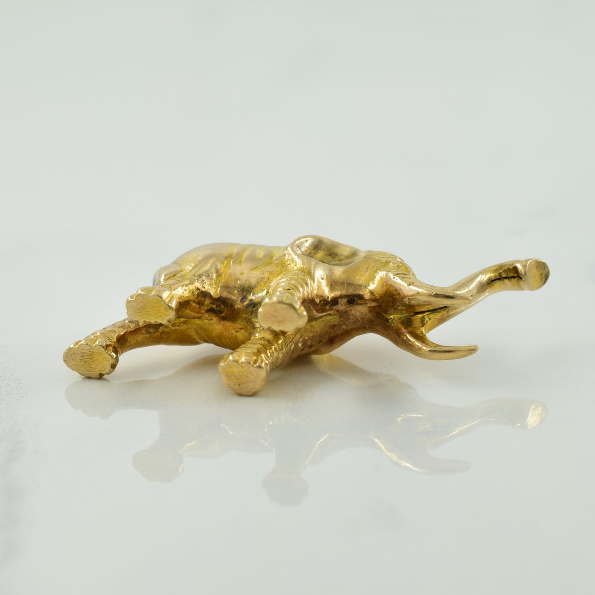 10k Yellow Gold Elephant Charm |