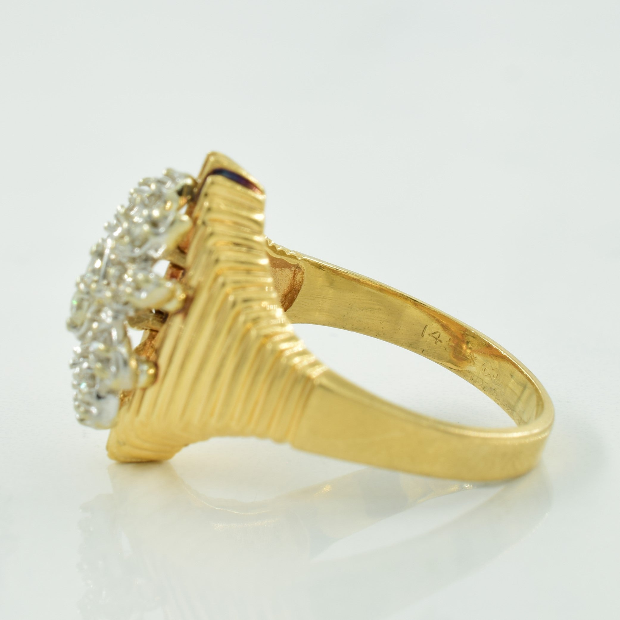 Diamond Cluster Ring | 0.20ctw | SZ 7.25 |