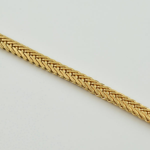 10k Yellow Gold Snake Chain Bracelet | 6.5