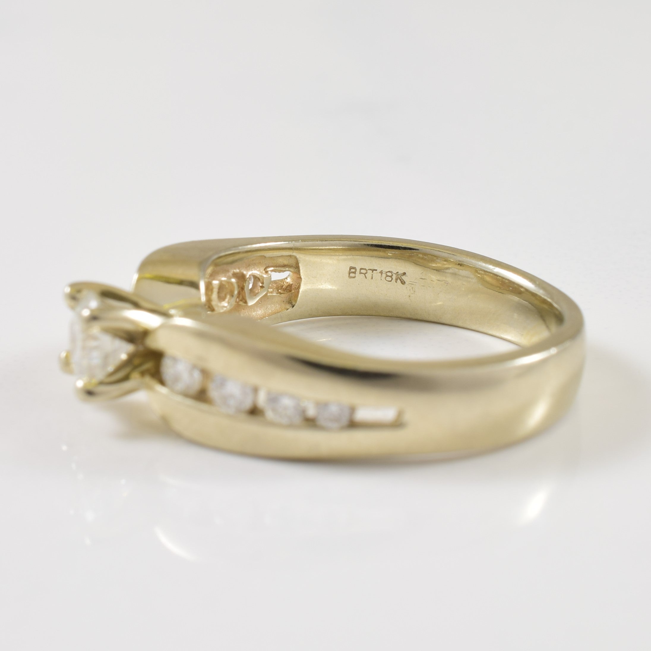 Tapered Diamond Ring | 0.61ctw | SZ 6.5 |