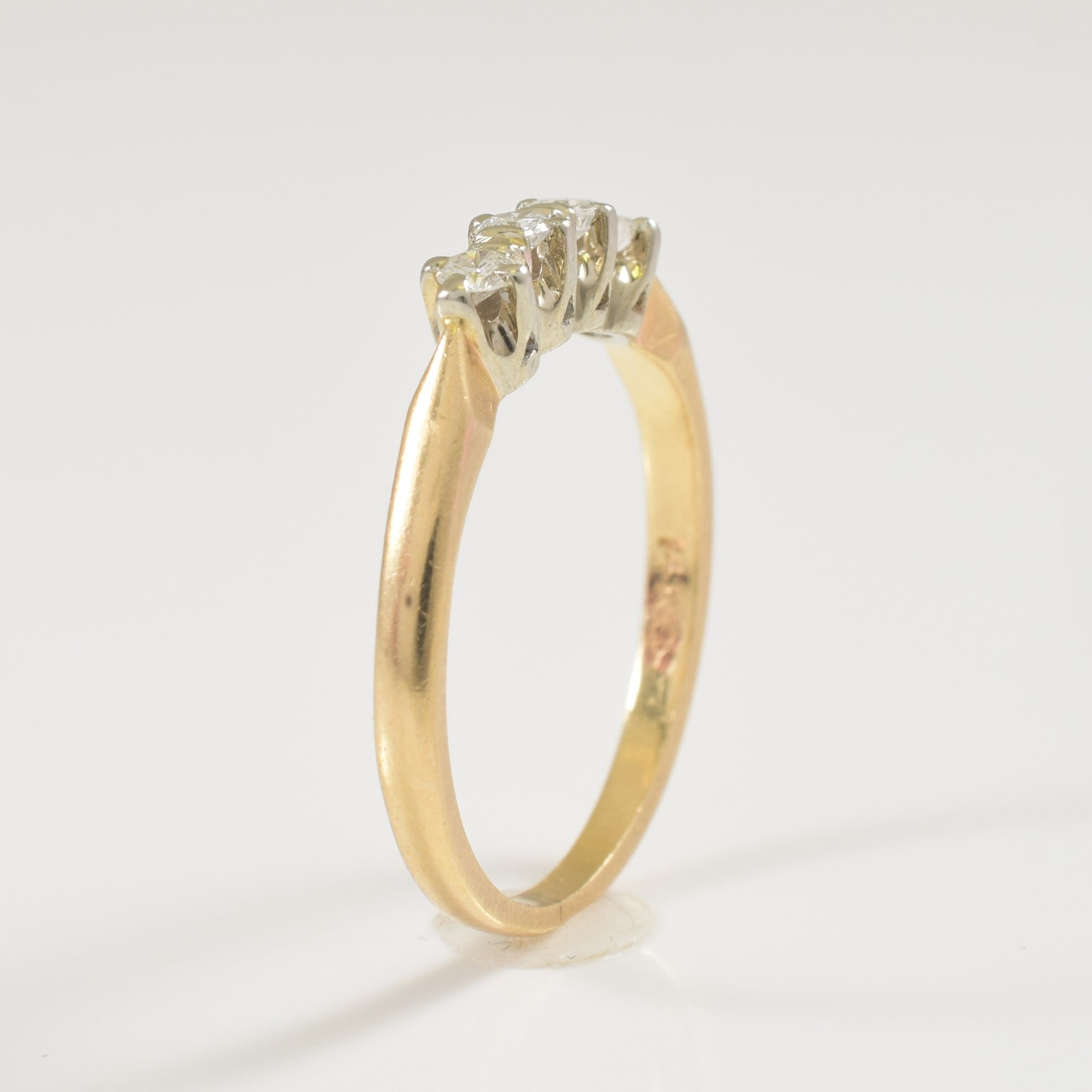 Four Stone Diamond Ring | 0.16ctw | SZ 4.75 |