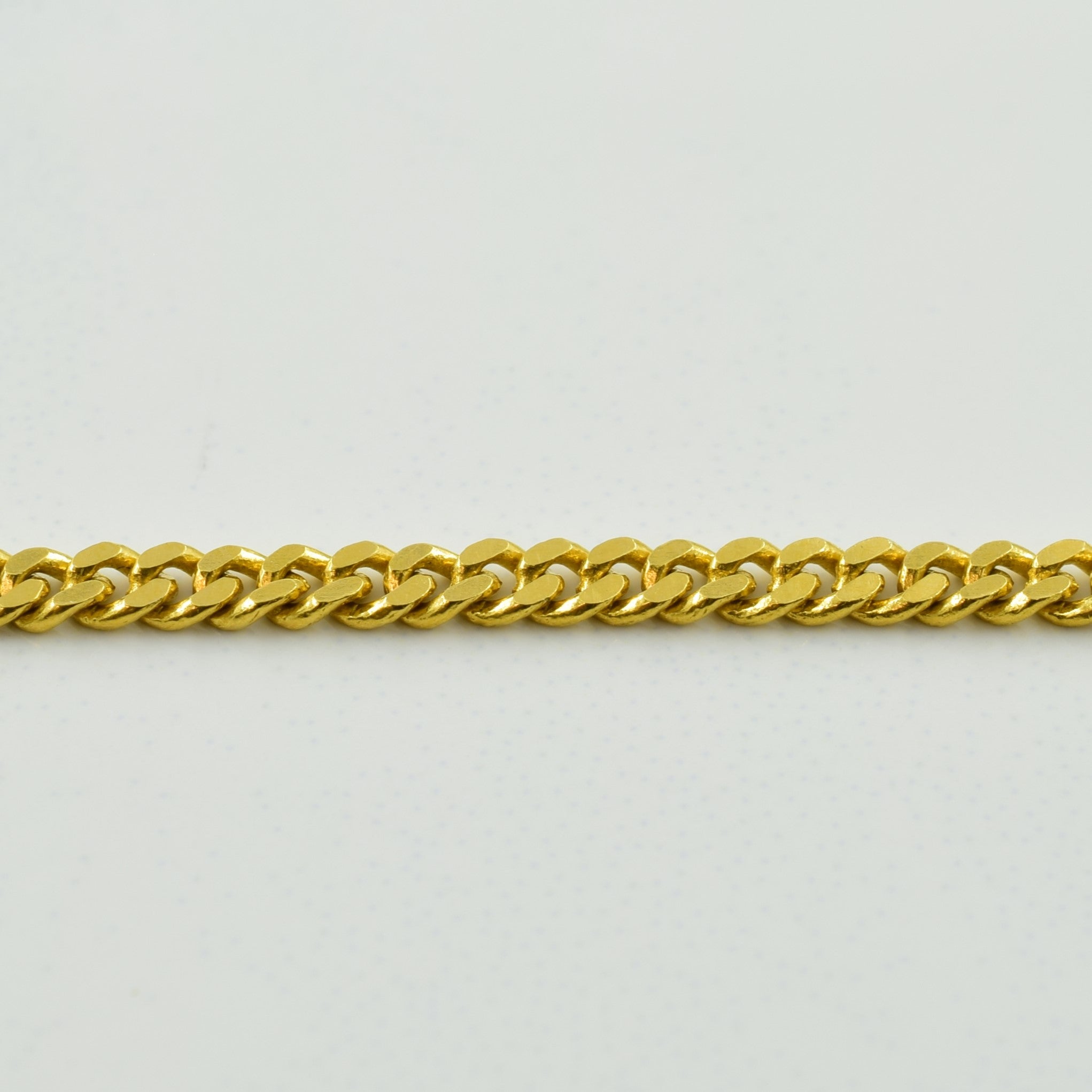 21k Yellow Gold Charm Bracelet | 7.25" |