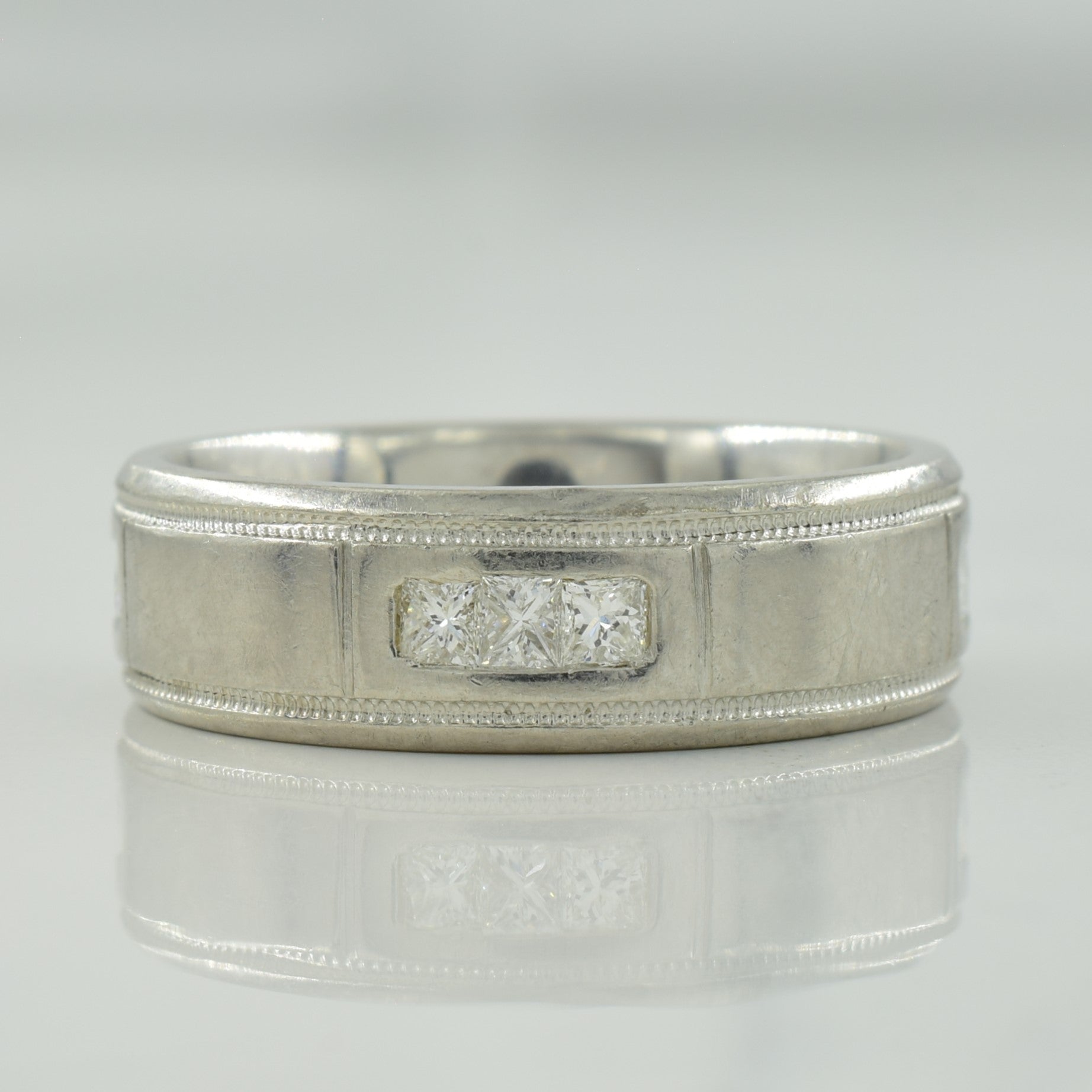 Platinum Diamond Band | 0.50ctw | SZ 8 |