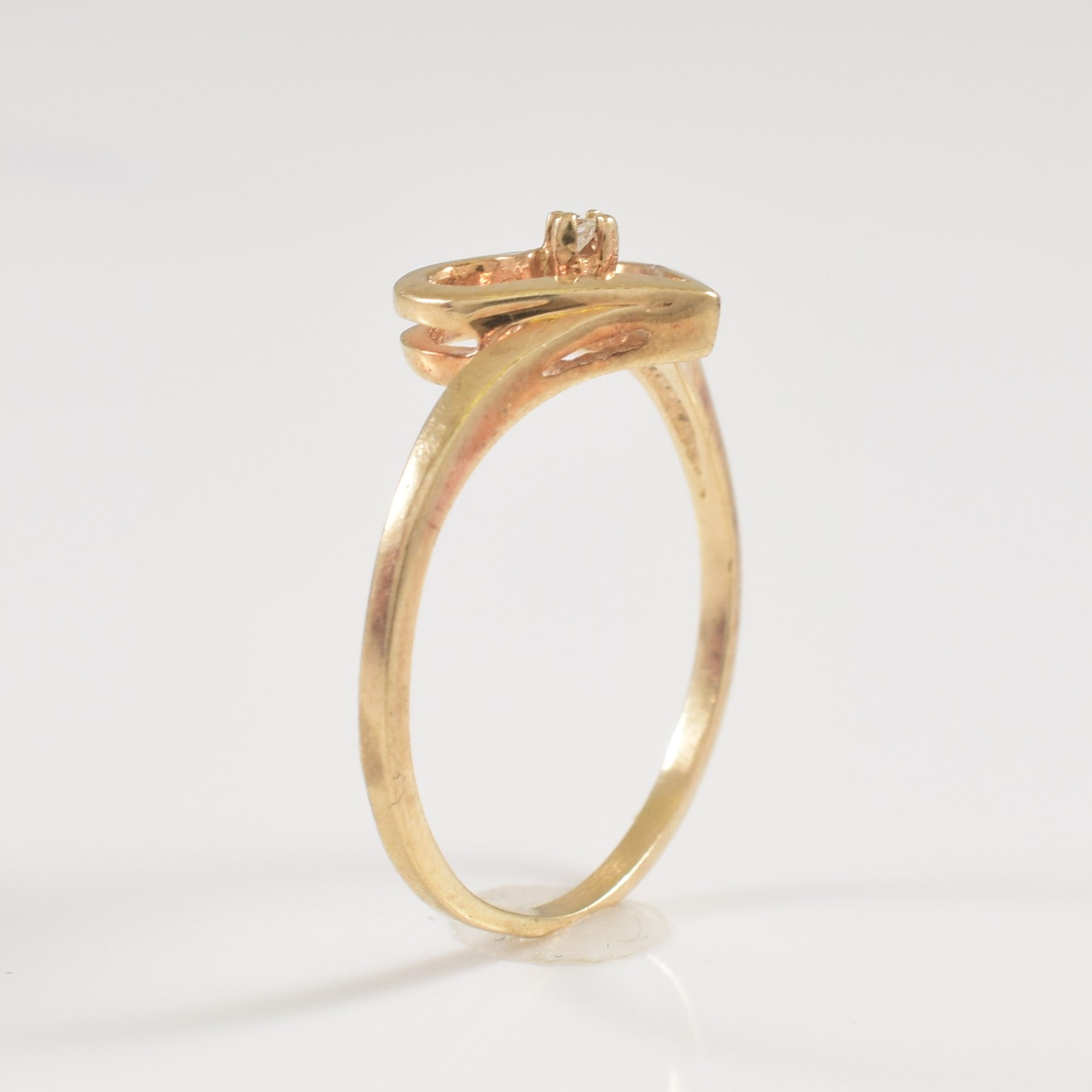 Diamond Heart Ring | 0.01ct | SZ 4.75 |