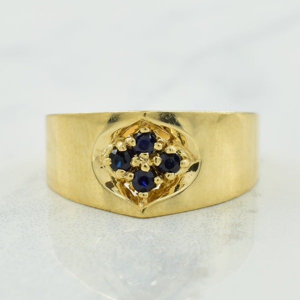Blue Sapphire Ring | 0.16ctw | SZ 6.75 |