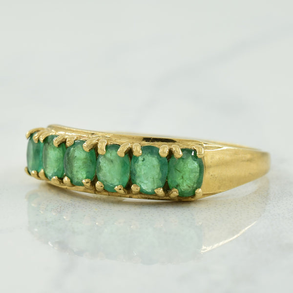 Emerald Ring | 0.84ctw | SZ 8.75 |