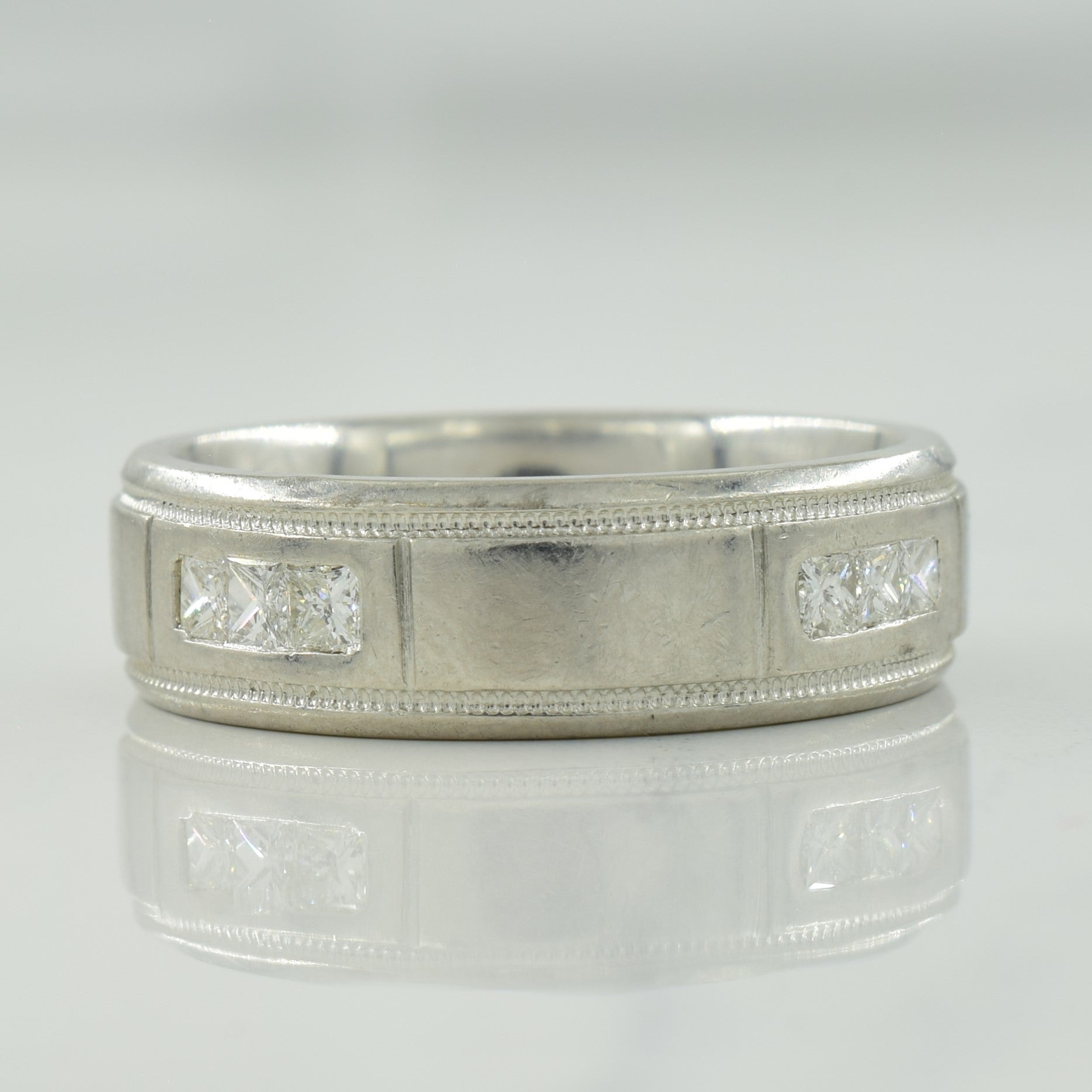Platinum Diamond Band | 0.50ctw | SZ 8 |