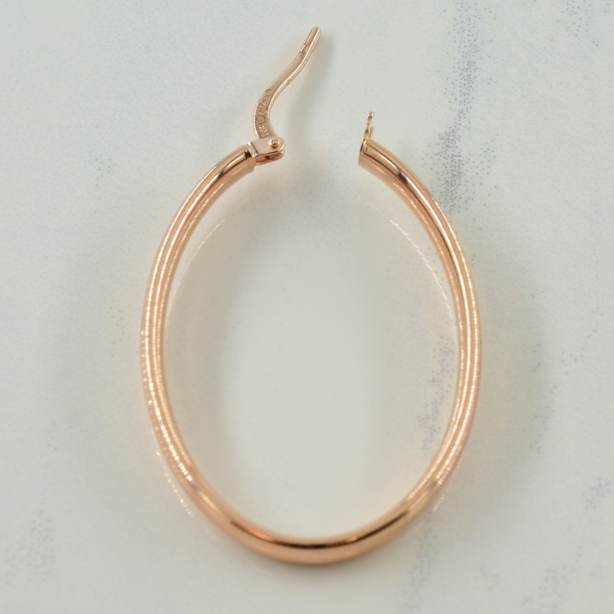 14k Rose Gold Hoop Earrings