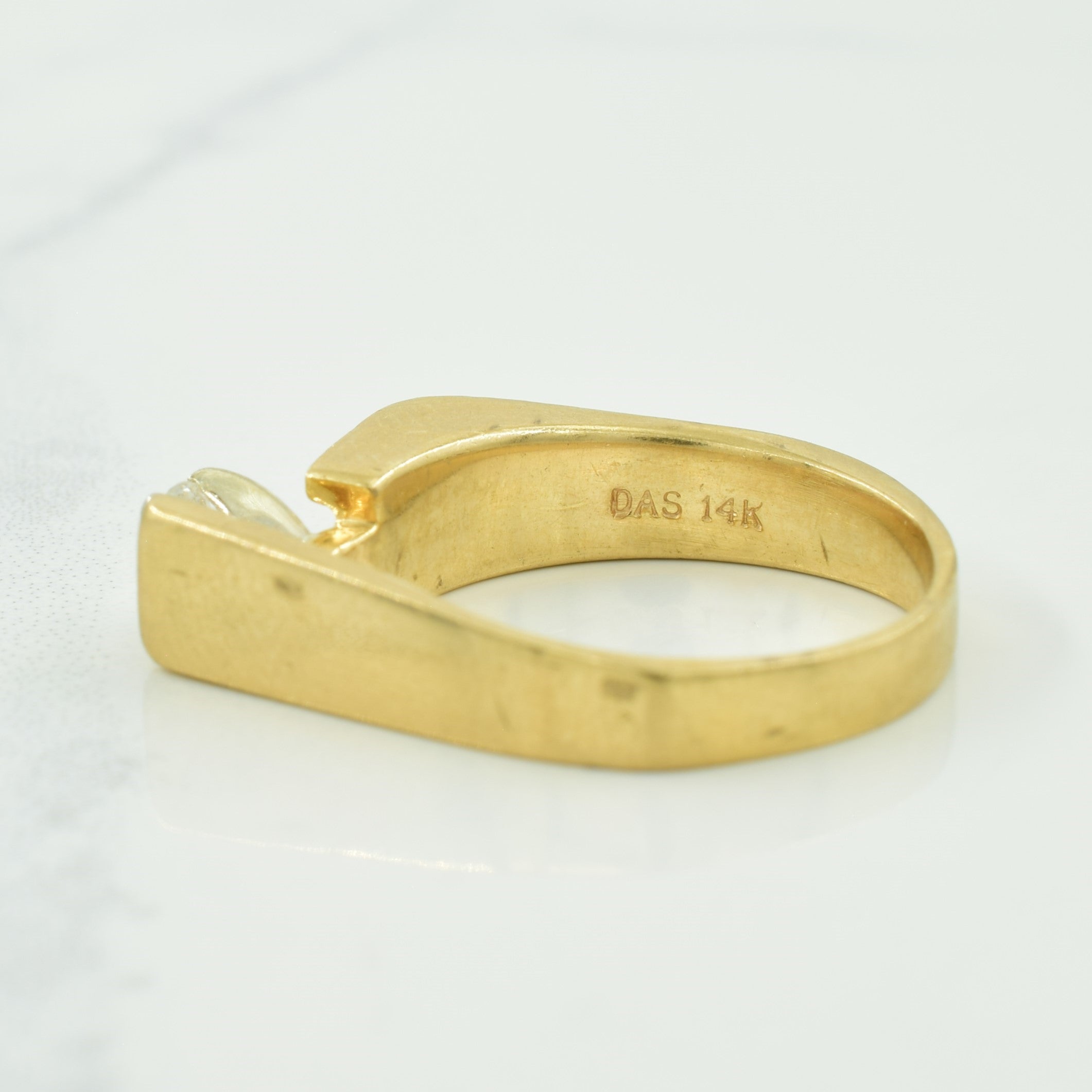 Bague solitaire en diamant | 0,20 ct | Taille 6,25 | 