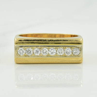 Pave Set Diamond Ring | 0.32ctw | SZ 8.5 |