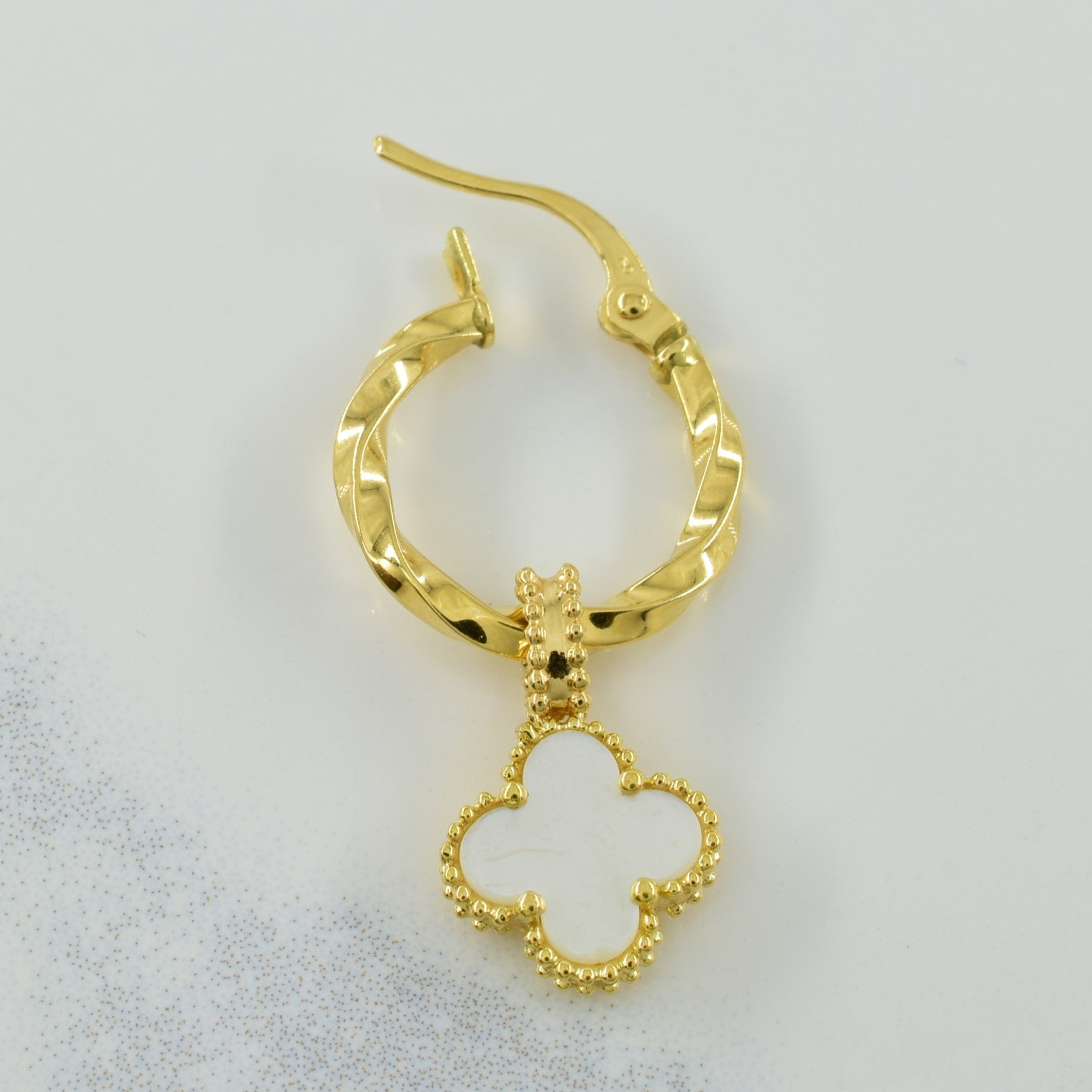 Van Cleef Alhambra Mother of Pearl Earrings | 2.00ctw |
