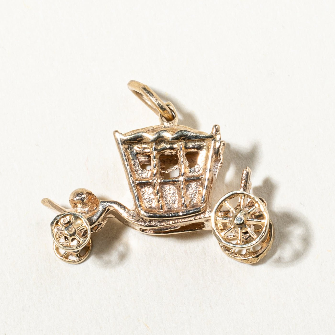 1977 London Yellow Gold Carriage Charm