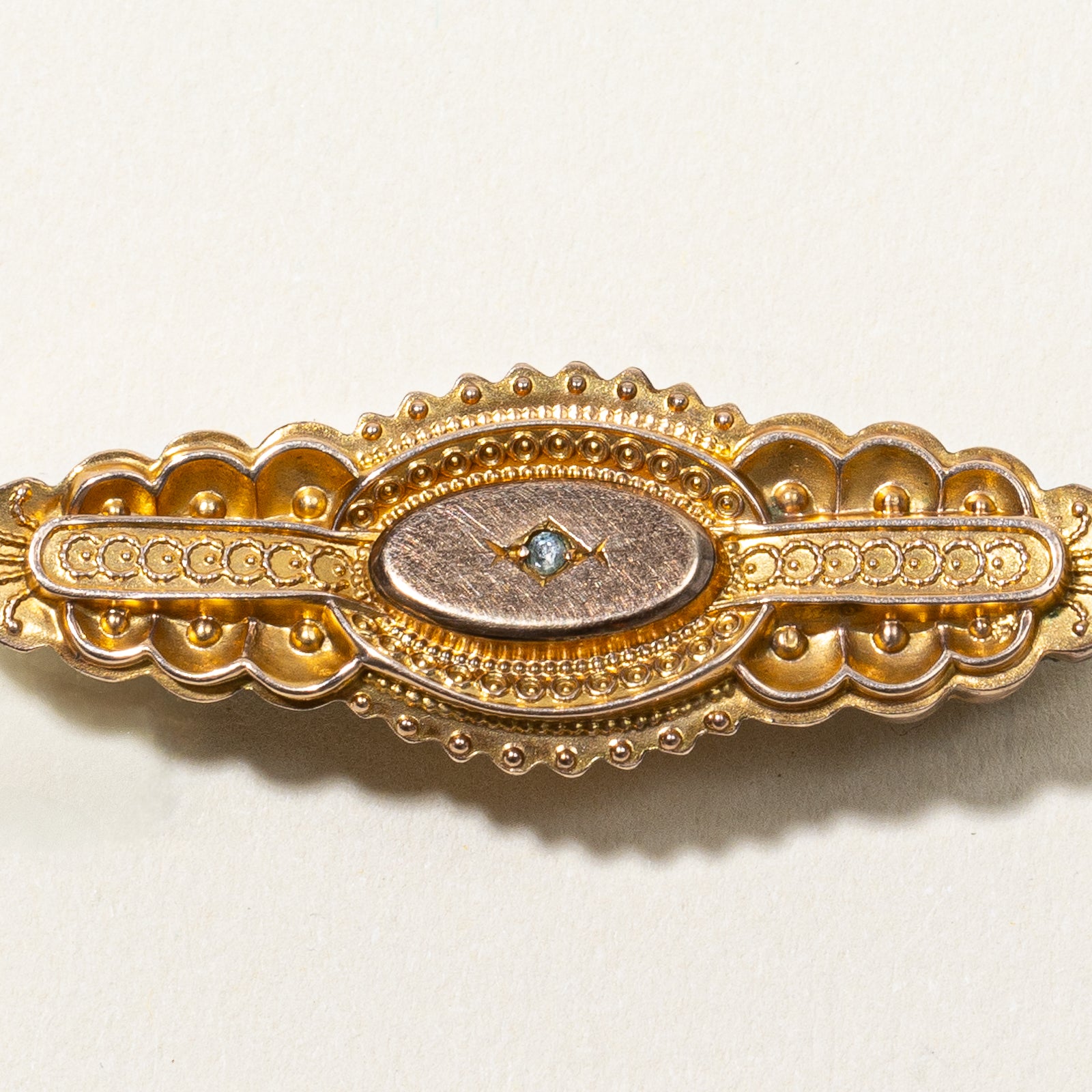 Victorian Era Rose Cut Diamond Brooch | 0.02ct |
