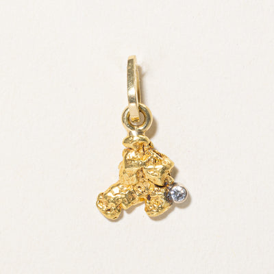 Diamond & Nugget Pendant | 0.02ct