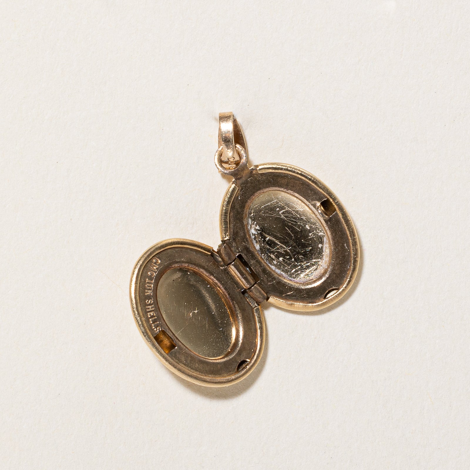Pendentif médaillon en diamant | 0,015 ct