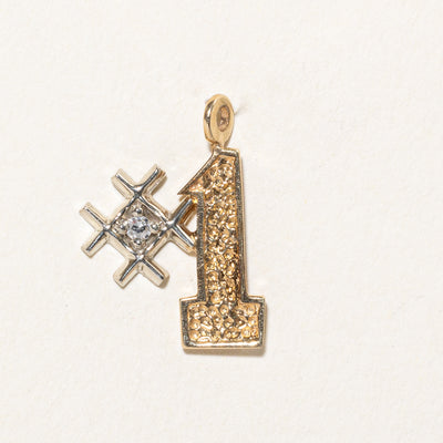 Diamond #1 Pendant | 0.02ct
