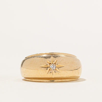 Star Set Diamond Band | 0.02ct | SZ 6.75