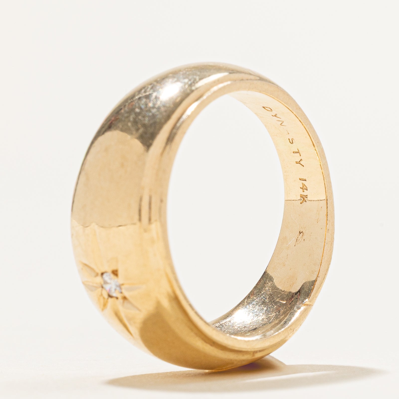 Star Set Diamond Band | 0.02ct | SZ 6.75