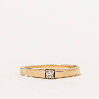 Single Stone Diamond Band | 0.03ct | SZ 6.5