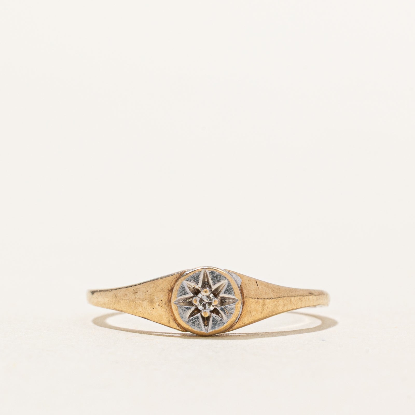 Star Set Diamond Ring | 0.005ct | SZ 4.75