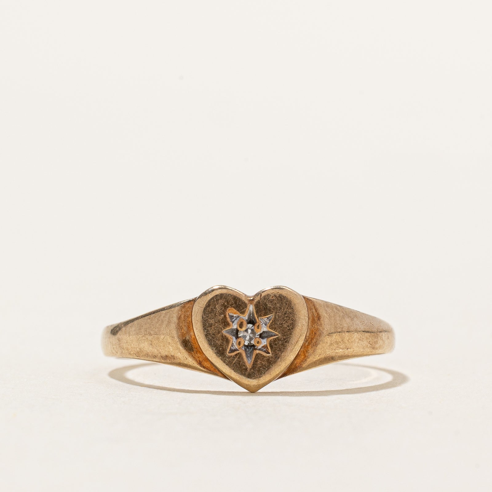 Start Set Diamond Heart Ring | 0.005ct | SZ 6.25