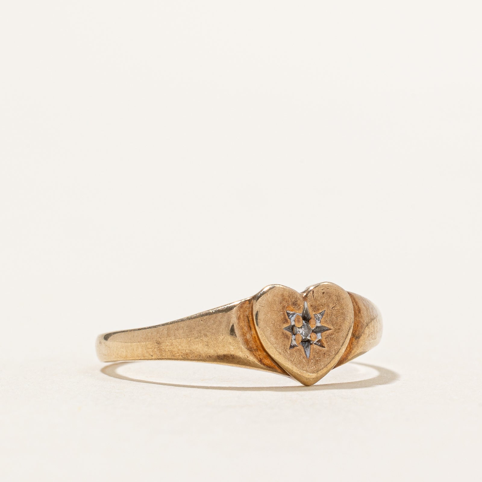 Start Set Diamond Heart Ring | 0.005ct | SZ 6.25